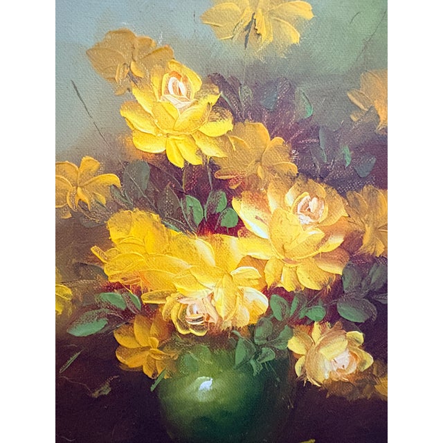 Textile Vintage Mid-Century Impressionist Robert Cox For Sale - Image 7 of 9