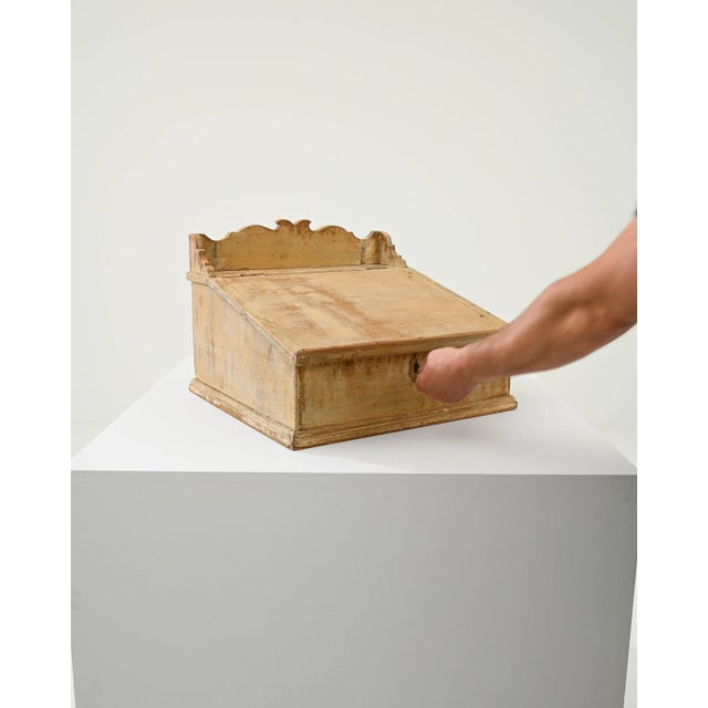 1800s French Antique Patinated Ecritoire For Sale - Image 4 of 10