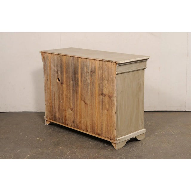 19th Century French Painted Wood Buffet Cabinet For Sale - Image 10 of 12