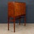 Wood Vintage Italian Dry Bar Cabinet with Woven Front Decor on Stand, 1960 For Sale - Image 7 of 18