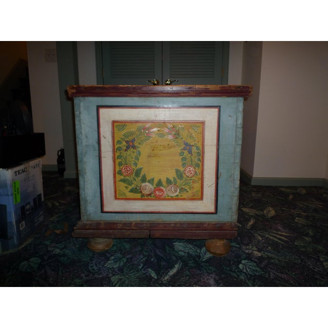 Blue Blanket Chest Circa 1790-1810 For Sale - Image 8 of 9