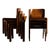 Vintage Model 122 Dining Chairs in Walnut by Vico Magistretti for Cassina, 1968, Set of 8 For Sale - Image 6 of 18
