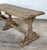 Vintage Patinated Plank Farm Table For Sale - Image 4 of 12