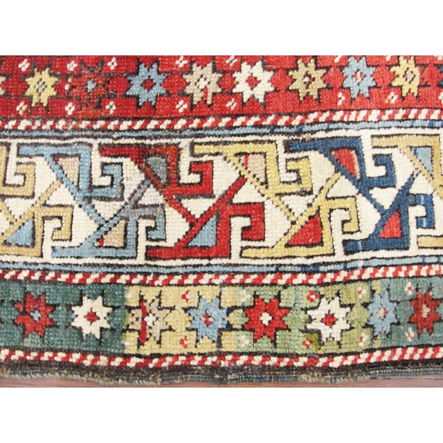 Antique Shirvan/Caucasian Rug /Runner, 3'8" X 7'2" For Sale In Chicago - Image 6 of 8