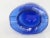 Cobalt Blue Frosted Glass Top Hat Toothpick Holder Ash Tray For Sale In Miami - Image 6 of 11