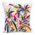 Mexican Otomi Embroidery Textile Pillow 16" W For Sale