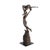 Late 20th Century Expressive Bronze Sculpture of Dancing Couple With Rich Patina For Sale - Image 5 of 9