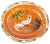 Trio of colorful Tlaquepaque Mexican redware serving pieces. Artisan crafted piece of terracotta, red clay formed by hand...
