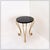 Stone Art Deco Marble and Gilded Iron Side Table For Sale - Image 7 of 15