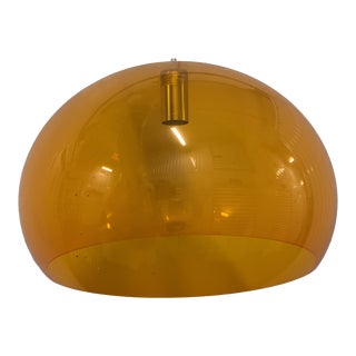 1960s Orange Plastic Chandelier For Sale