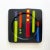 1980s Vintage 1980's Postmodern Studio Fused Art Glass Multicolor Abstract Coasters - Set of 4 For Sale - Image 5 of 12
