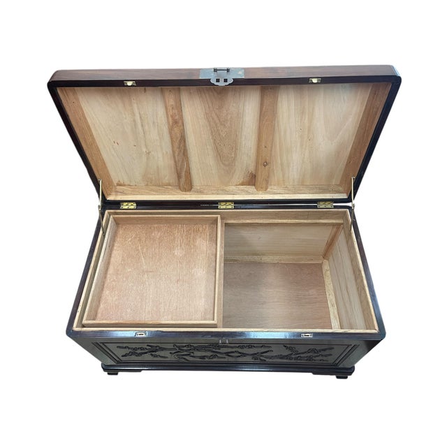 Completely made of solid rosewood, this handsome chest is constructed with traditional tongue and groove joinery technique...