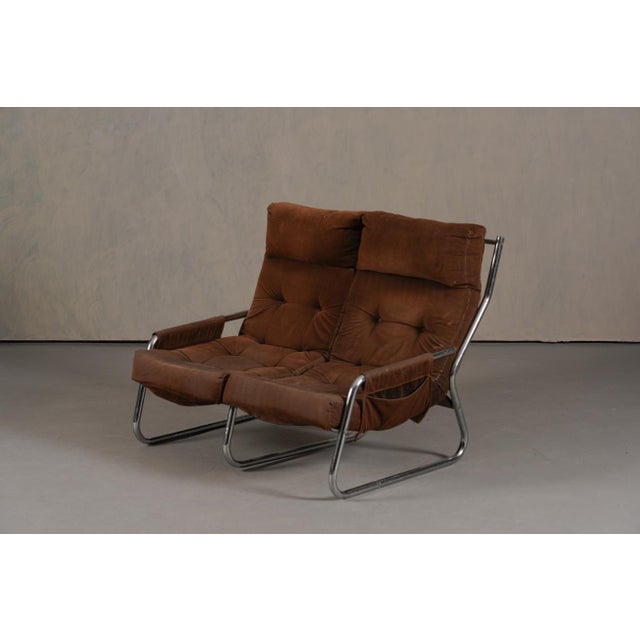 Mid-Century Sofa by Gillis Lundgren for Ikea, Sweden, 1970s For Sale - Image 9 of 15