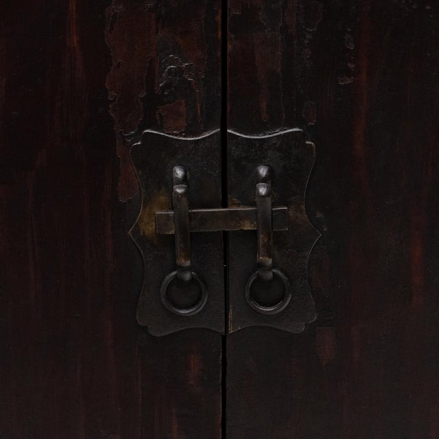 Chinese Lacquered Locking Cabinet, C. 1900 For Sale In Chicago - Image 6 of 7