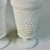 1950s Vintage Americana Arts & Crafts Boho Chic Milk Glass Pedestal Ice Tea Glasses - Set of 5 For Sale - Image 9 of 9