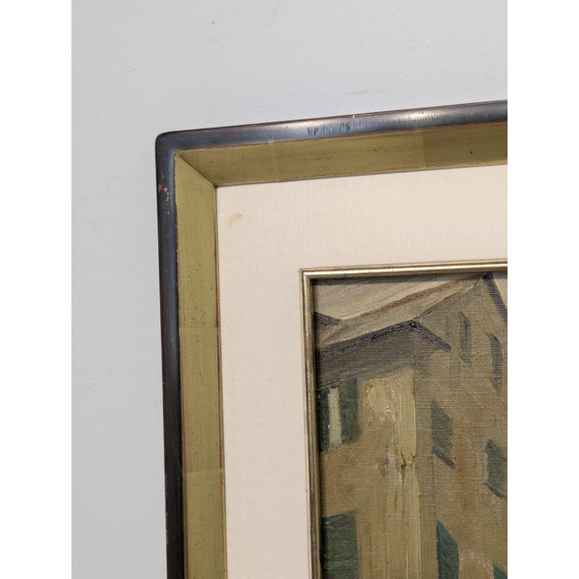 B. Semmer, Urban Development, 1962, Oil Painting on Board, Framed For Sale - Image 3 of 8