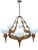 Art Deco Hanging Lamp, 1950s, in Very Good conditions. Designed 1950 to 1959 Up to 250V (Europe/UK Standard).The wiring of...