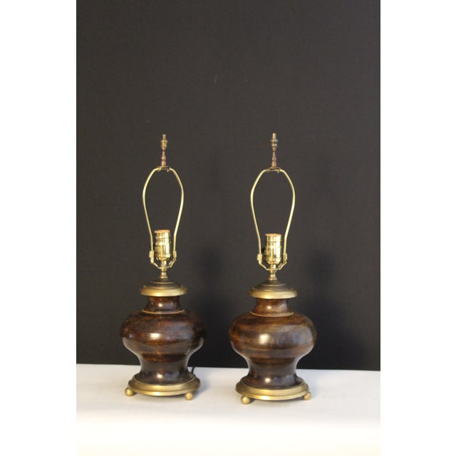 Early 20th Century Tyndale Style Bronze Urns - a Pair For Sale - Image 11 of 11
