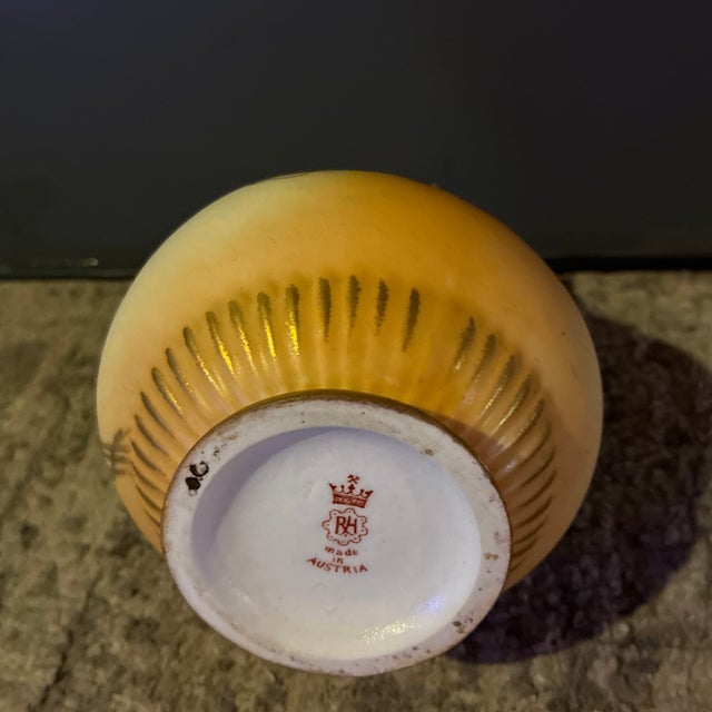 Antique Robert Hanke Austrian Porcelain Art Nouveau Poppy Vase - Circa 1895-1905 For Sale In Chicago - Image 6 of 12