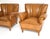 Wood Vintage Swedish Leather Club Armchairs, 1940s, Set of 2 For Sale - Image 7 of 9
