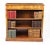 This is a beautiful vintage pair of low open bookcases in the Sheraton style with adjustable shelves. They are made from...