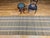 Textile Vintage American Amish Rag Runner, Handwoven Stripe Pattern, Green & Yellow, 3x16 For Sale - Image 7 of 18