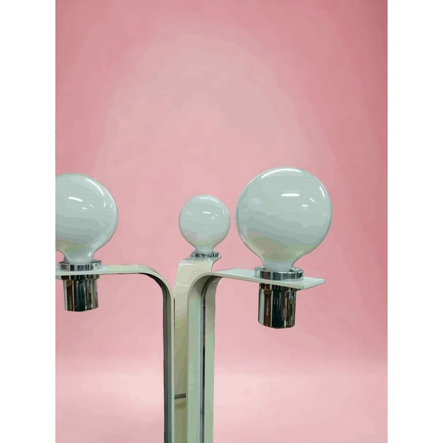 Space Age Floor Lamp with Three Lights, 1970s For Sale - Image 4 of 6