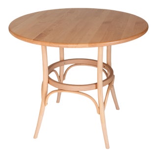 Ton 252, Marked Beech Bentwood Dining Table For Sale
