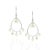 Not Yet Made - Made To Order Beaded Diamond Drop Earrings in 18k Solid White Gold- A Pair For Sale - Image 5 of 11