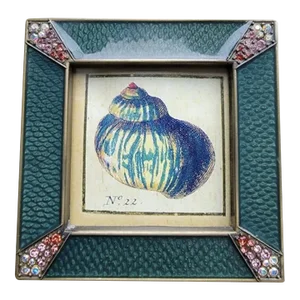 Jay Strongwater Pave Corner Square Picture Frame