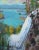 Silvio Silvestri, Listed Artist Eagle Falls Lake Tahoe California Oil Painting Including the Antiqued Gold Wood Frame For Sale In Los Angeles - Image 6 of 12