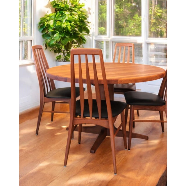 Eva Chair in Teak with Leather by Niels Kofoed for Koefoeds Møbelfabrik, 1960s For Sale - Image 11 of 18