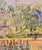 Wood Johannes Schiefer -1950s Naive Street Scene at Spring -Oil Painting For Sale - Image 7 of 13