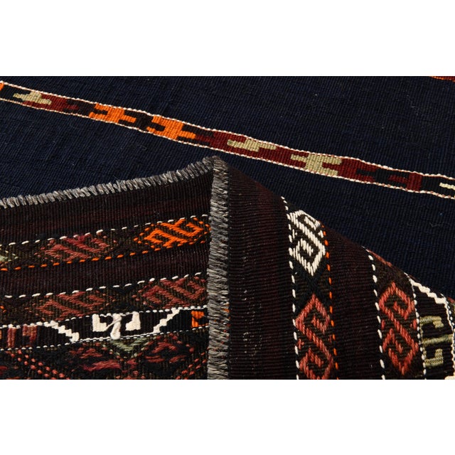 1960s Vintage Turkish Wool Runner Kilim Rug, 1960s For Sale - Image 5 of 11