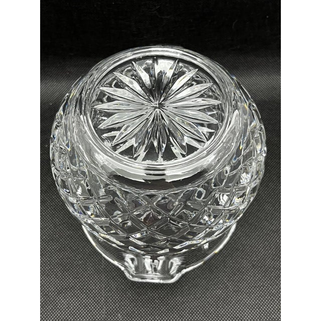 Small Crystal Cut Glass Pitcher For Sale - Image 9 of 9