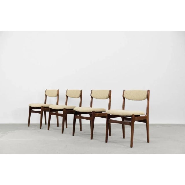 Mid-Century Modern Scandinavian Teak Dining Chairs, 1960s, Set of 4 For Sale - Image 6 of 18