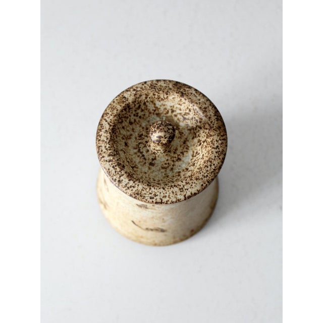 Vintage Studio Pottery Jar For Sale - Image 4 of 9