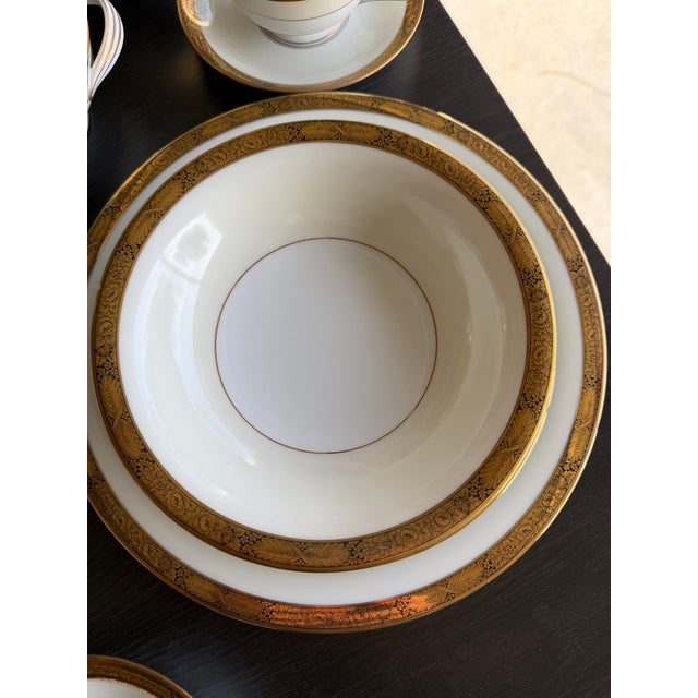 1950's Noritake Goldkin China Set - 91pcs For Sale - Image 11 of 12