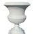 An antique classical garden urn, crafted from cast iron and dating to approximately 1920. This substantial outdoor...
