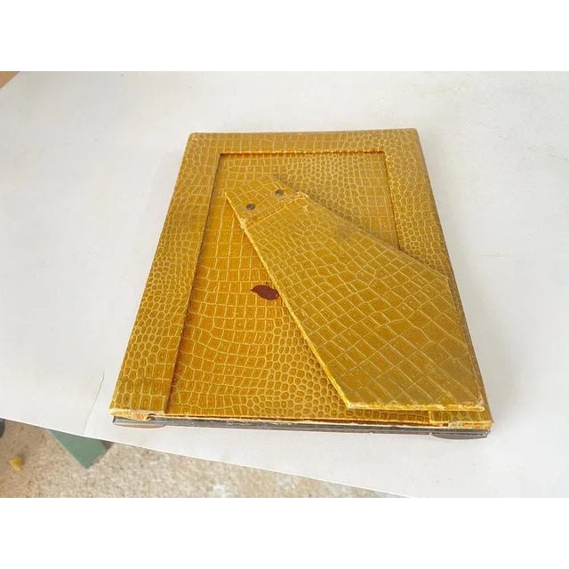 Art Deco Picture Frame in Pink, France, 1930s For Sale - Image 4 of 10