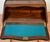 1880s Antique French Louis XV Walnut & Satinwood Inlay Secretary Ladies Desk For Sale - Image 10 of 18