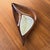Mid 20th Century Emil Milan Sculptural Bissilon Mahogany Leaf Shaped Vessel With Ceramic Inlay, 1960s For Sale - Image 5 of 8