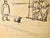 Pencil and ink drawing on paper. Not signed. Very good condition. This piece is attributed to the mentioned...
