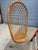 Late 20th Century Mid-Century Modern Wicker Rattan Hanging Chair, Italian Franco Albini Style For Sale - Image 5 of 13