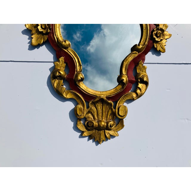 1920s Italian Baroque Style Mirror For Sale - Image 5 of 5