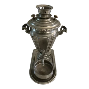 1920s Varsho Silver Metal Samavar