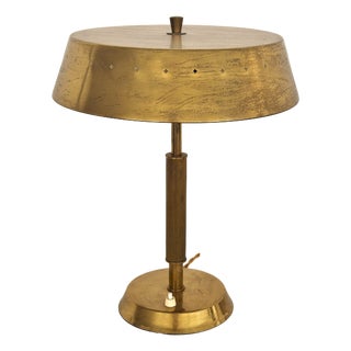 Mid-Century Italian Brass Table Lamp from Lumi, 1950s For Sale