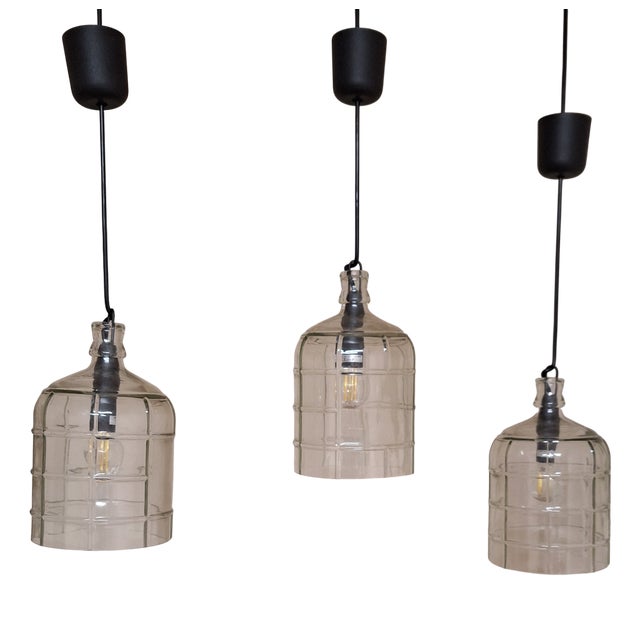 Vintage Hanging Lamps, 2000s, Set of 3 For Sale