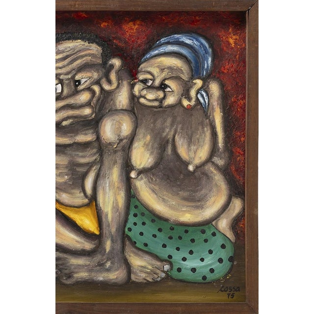 Samson Cossa, 1975, Oil Painting on Platex For Sale - Image 4 of 8