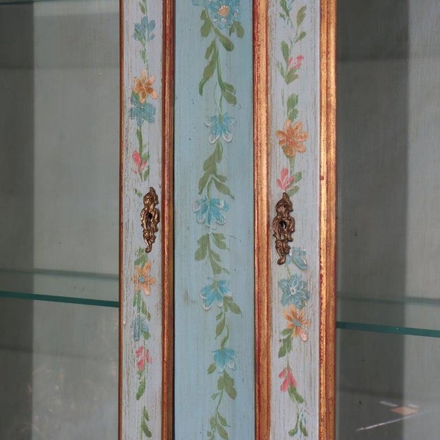 Niccolini Venetian Rococo Hand Painted Bombay Secretary Desk Signed 20thC For Sale - Image 12 of 18